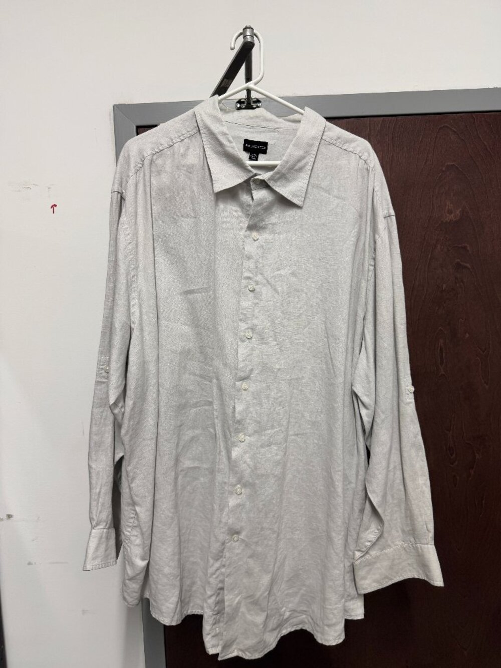 Rochester brand light beige button-down